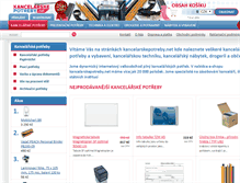 Tablet Screenshot of kancelarskepotreby.net